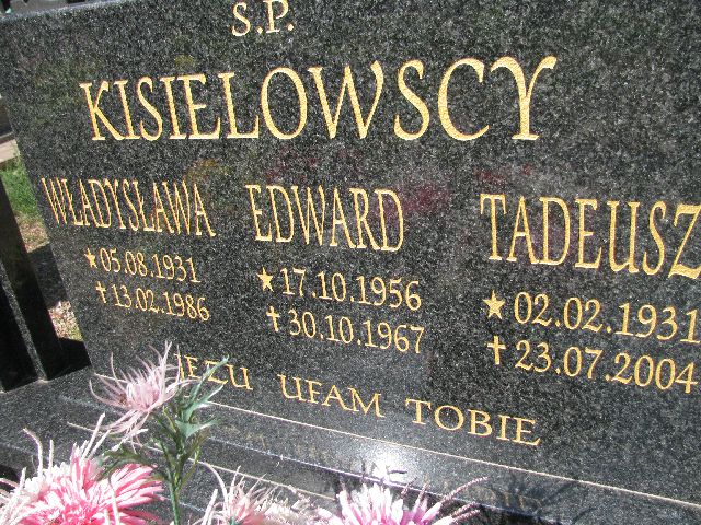 Grób Tadeusz Kisielowski