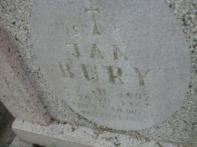 Jan BURY 1907 Kotliska - Lwówek Śląski - Grobonet - Wyszukiwarka osób pochowanych