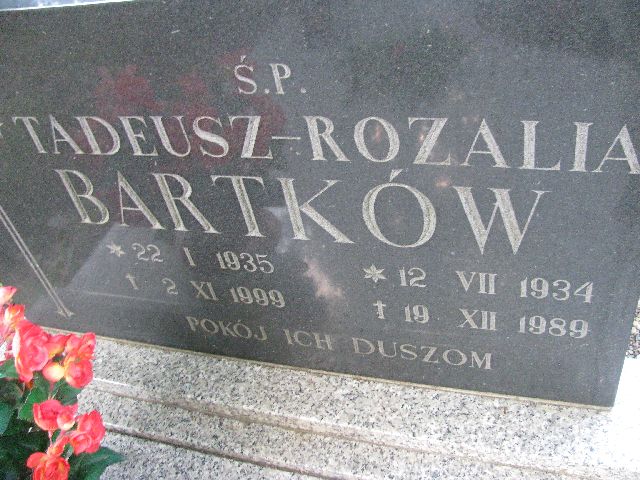 Rozalia Bartków 1934 Kotliska - Lwówek Śląski - Grobonet - Wyszukiwarka osób pochowanych