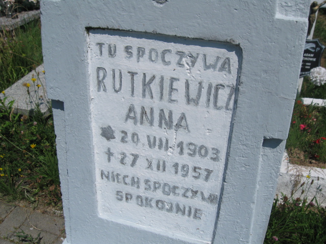 Anna RUTKIEWICZ 1903 Kotliska - Lwówek Śląski - Grobonet - Wyszukiwarka osób pochowanych